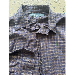 Ralph Lauren Plaid Flannel Shirt Long Sleeve Button‎ Down XXL